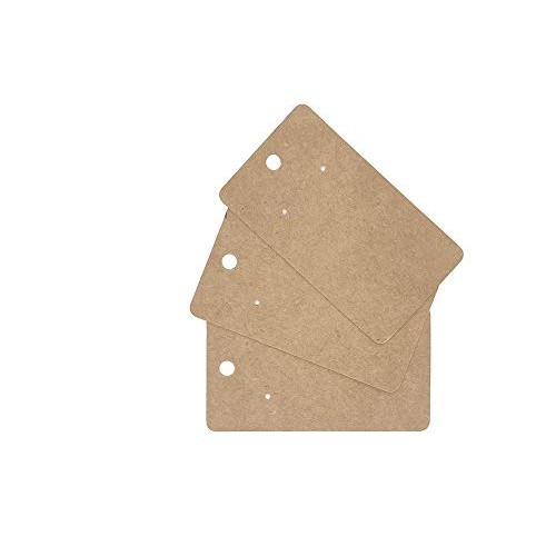 HUAPRINT Earring Card HolderBrown, 200 Pack-Jewelry Display Card...