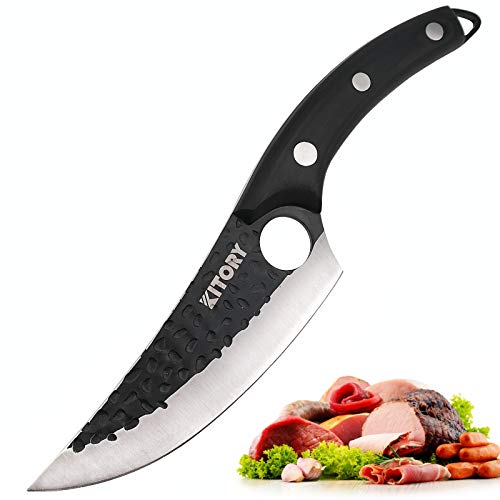 KITORY Butcher Boning Knife Hand Forged Fishing Fillet & Bait Knif...