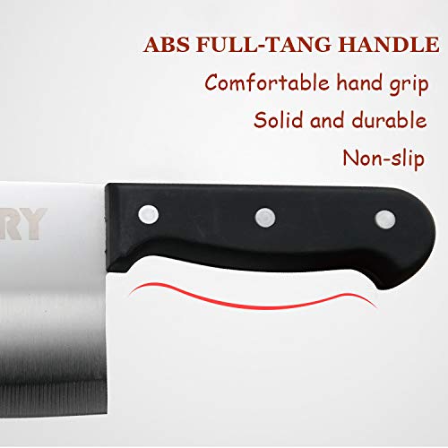 KITORY Vegetable Cleaver 7 inch Kitchen Knife - Chinese Chefs Kni...