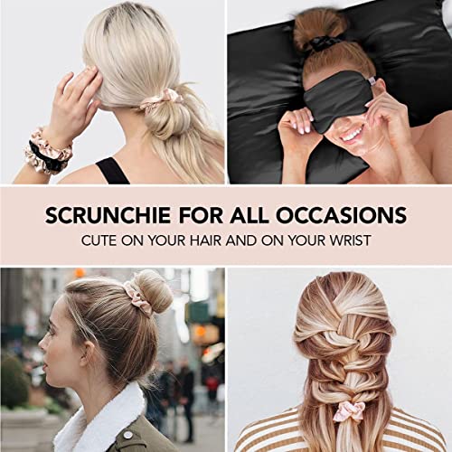 Kitsch Satin Hair Scrunchies for Women - Softer Than Silk Scrunchi...