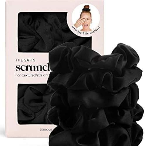 Kitsch Satin Hair Scrunchies for Women - Softer Than Silk Scrunchi...