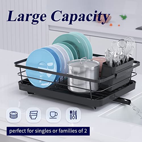 Kitsure Dish Drying Rack- Space-Saving Dish Rack, Dish Racks for K...