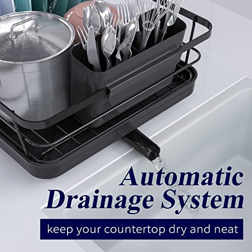 Kitsure Dish Drying Rack- Space-Saving Dish Rack, Dish Racks for K...