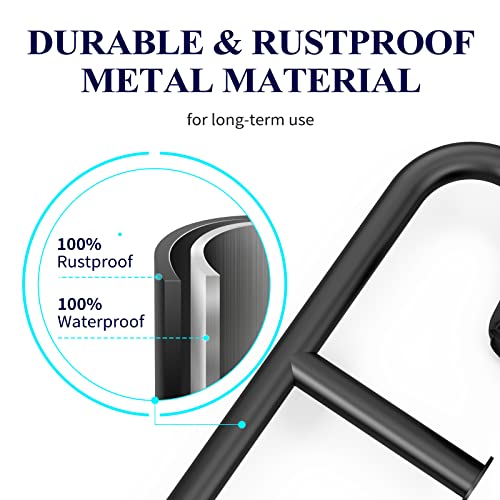 Kitsure Toilet Paper Holder Stand - Free-Standing with a Weighted ...