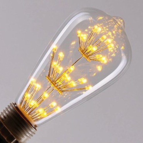Kiven ST64 Vintage Edison Design A19 E26 2200K Warm White Retro En...