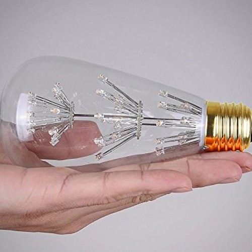 Kiven ST64 Vintage Edison Design A19 E26 2200K Warm White Retro En...