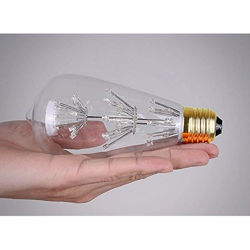 Kiven ST64 Vintage Edison Design A19 E26 2200K Warm White Retro En...
