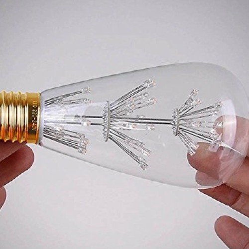 Kiven ST64 Vintage Edison Design A19 E26 2200K Warm White Retro En...
