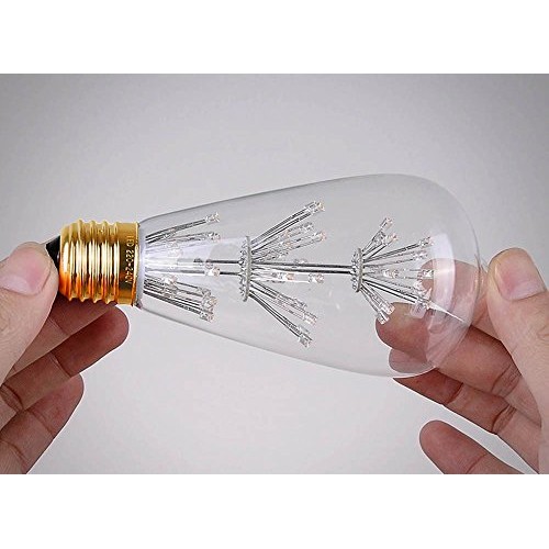 Kiven ST64 Vintage Edison Design A19 E26 2200K Warm White Retro En...