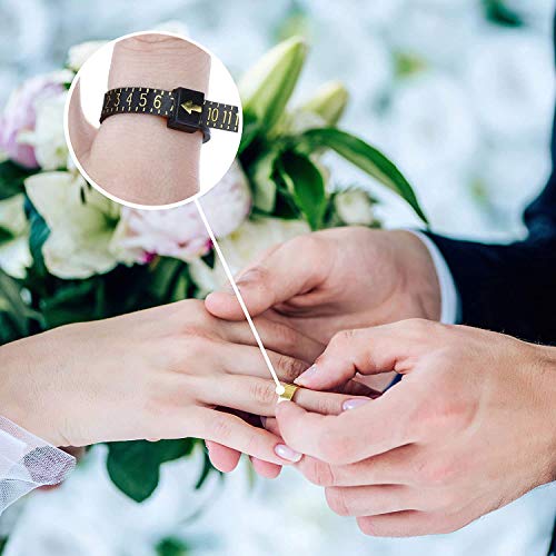 Ring Sizer Measuring Set Reusable Finger Size Gauge Measure Tool J...
