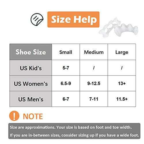 KIYOKI Toe Separators, Bunion Corrector for Women/Men, Toe Spacers...