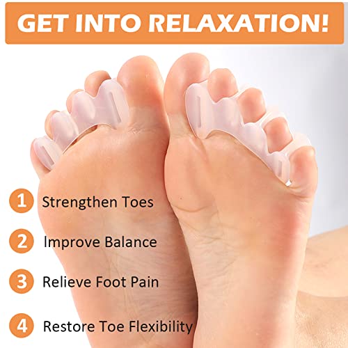 KIYOKI Toe Separators, Bunion Corrector for Women/Men, Toe Spacers...