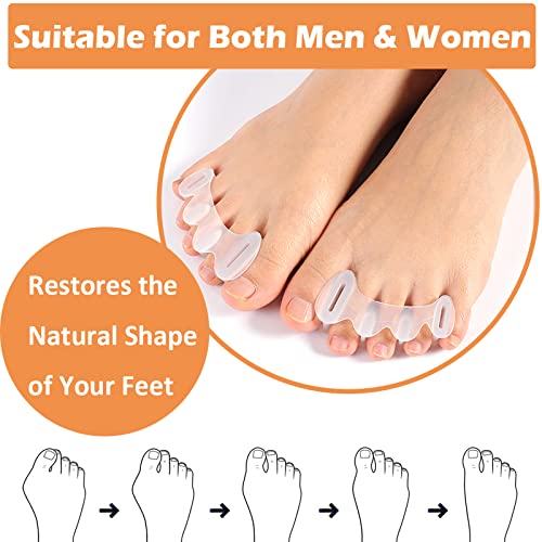 KIYOKI Toe Separators, Bunion Corrector for Women/Men, Toe Spacers...