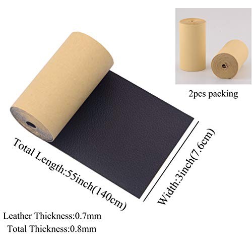 Leather Repair Patch Tape for Couches 2packs 3X55inch Self-Adhesiv...