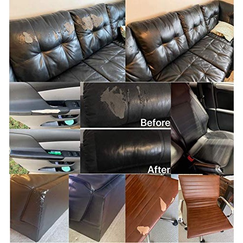 Leather Repair Patch Tape for Couches 2packs 3X55inch Self-Adhesiv...
