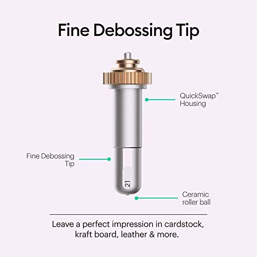Tip Housing QuickSwap Fine Debossing, Silver for cricut