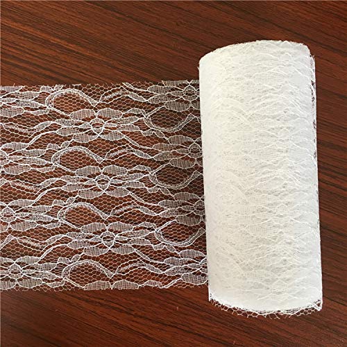 15Cm X 10Yard Tulle Organza Roll Fabric Sheer Gauze Element for Ta...