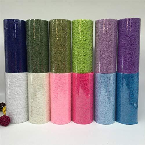 15Cm X 10Yard Tulle Organza Roll Fabric Sheer Gauze Element for Ta...