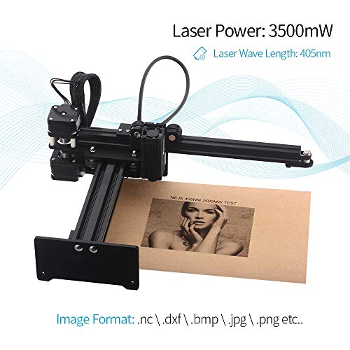 Desktop Laser Engraver, KKmoon 3500mw Portable Engraving Machine M...