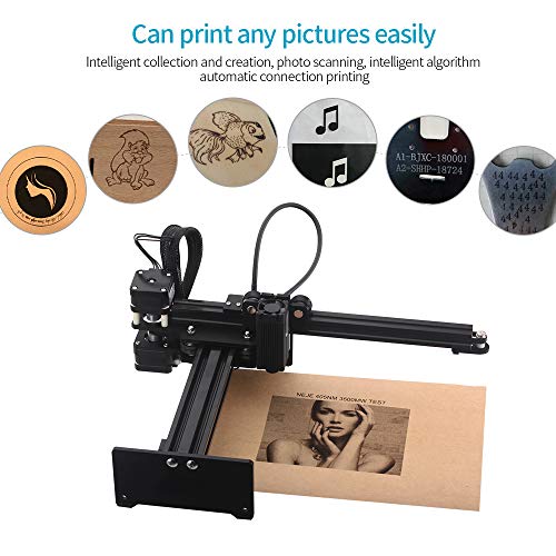 Desktop Laser Engraver, KKmoon 3500mw Portable Engraving Machine M...