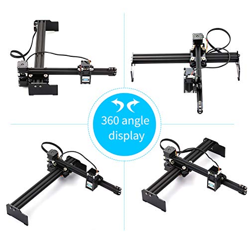 KKmoon 15W Laser Engraving Machine High Speed Mini Desktop Laser E...