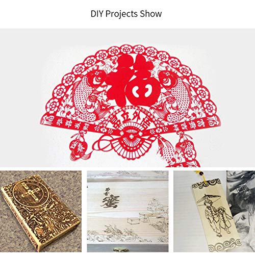 KKmoon 15W Laser Engraving Machine High Speed Mini Desktop Laser E...