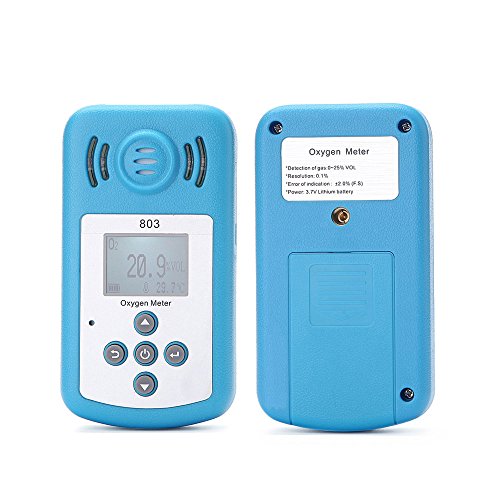 KKmoon Oxygen Meter Portable OxygenO2 Concentration Detector wit...