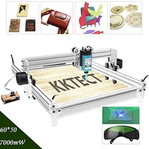 0.01mm Accuracy Laser Engraving Machine, 7000mw Large Area Engrave...