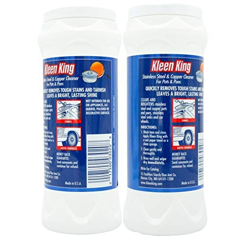 King Kleen Stainless Steel Cookware Cleaner and Copper Cleaner 14...