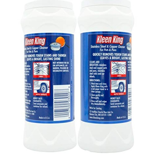 King Kleen Stainless Steel Cookware Cleaner and Copper Cleaner 14...