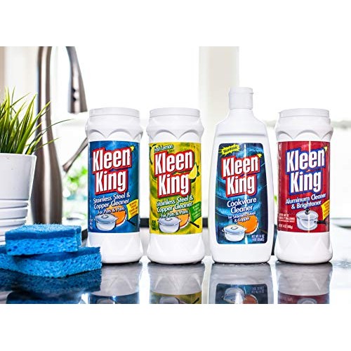 King Kleen Stainless Steel Cookware Cleaner and Copper Cleaner 14...