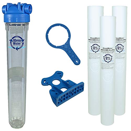 Tankless Water Heater Filter, KleenWater KW2520SCALEX-3 Tankless H...