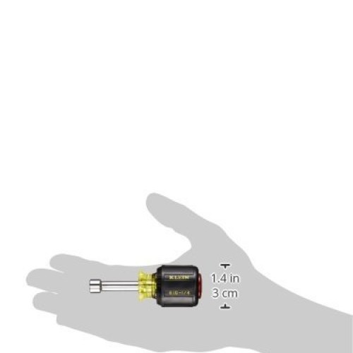 1/4-Inch Stubby Nut Driver with 1-1/2-Inch Hollow Shaft and Cushio...