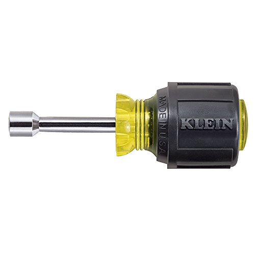 5/16-Inch Stubby Nut Driver with 1-1/2-Inch Hollow Shaft and Cushi...