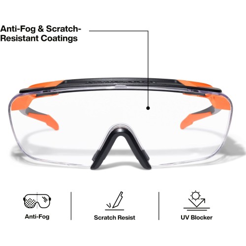 Klein Tools 03006 Over-The-Glasses Safety Glasses, Clear Lens