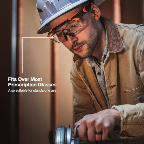 Klein Tools 03006 Over-The-Glasses Safety Glasses, Clear Lens