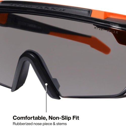 KLEIN TOOLS 03007 Over-The-Glasses Safety Glasses, Shaded Lens