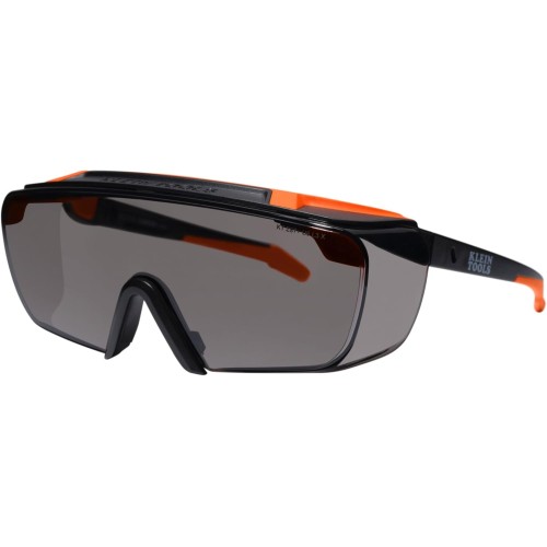 KLEIN TOOLS 03007 Over-The-Glasses Safety Glasses, Shaded Lens