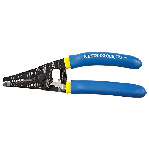 Klein Tools 11055 Wire Cutter and Wire Stripper, Stranded Wire Cut...