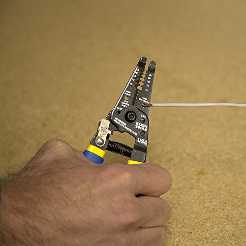 Klein Tools 11055 Wire Cutter and Wire Stripper, Stranded Wire Cut...