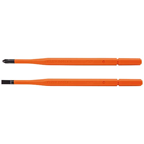 Klein Tools 13156 Insulated Screwdriver Blades, Interchangeable Si...