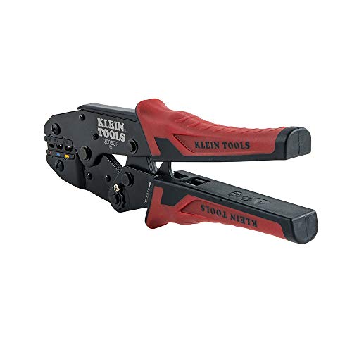 Klein Tools 3005CR Wire Crimper Tool, Ratcheting Insulated Termina...