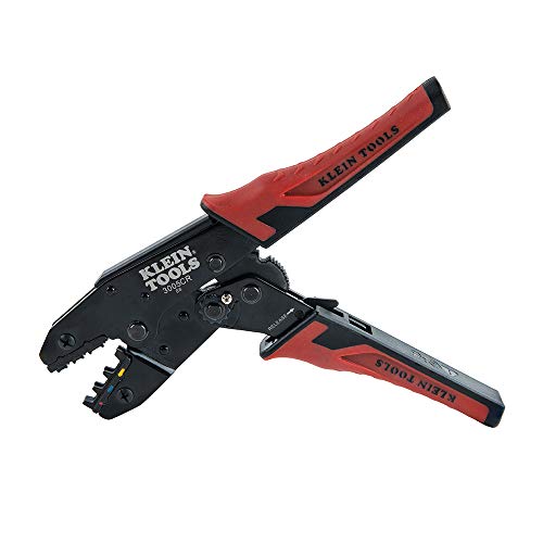 Klein Tools 3005CR Wire Crimper Tool, Ratcheting Insulated Termina...