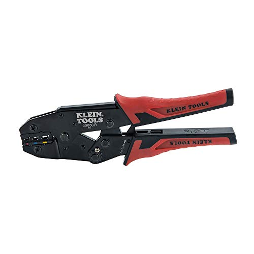 Klein Tools 3005CR Wire Crimper Tool, Ratcheting Insulated Termina...