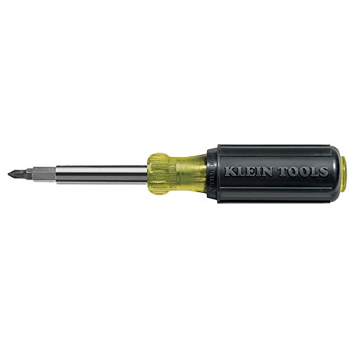 Klein Tools 32477 Screwdriver and Nut Driver 10-in-1 Multi Tool, I...