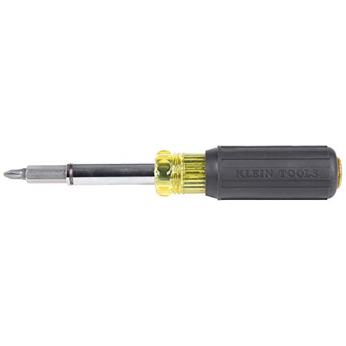 Klein Tools 32500MAG Magnetic Multi-Bit Screwdriver/Nut Driver, 11...