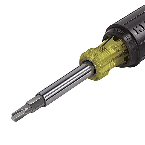 Klein Tools 32505 11-In-1 Multi-Bit Screwdriver / Nut Driver with ...