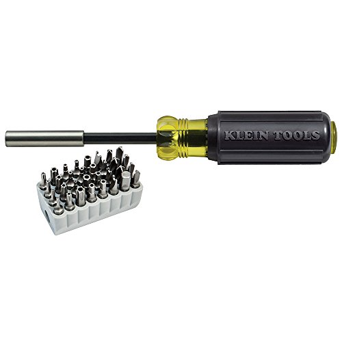 Klein Tools 32510 Magnetic Multibit Screwdriver with Sturdy Torx, ...