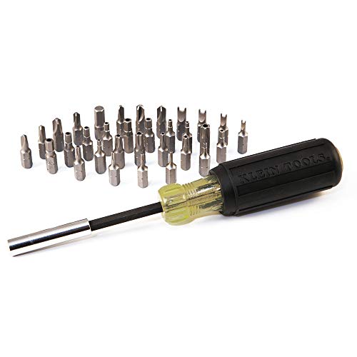 Klein Tools 32510 Magnetic Multibit Screwdriver with Sturdy Torx, ...