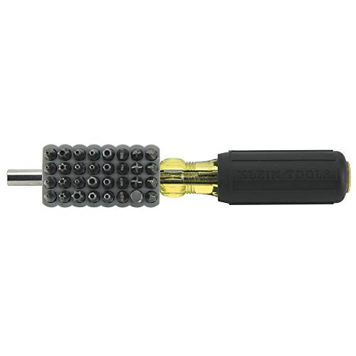 Klein Tools 32510 Magnetic Multibit Screwdriver with Sturdy Torx, ...